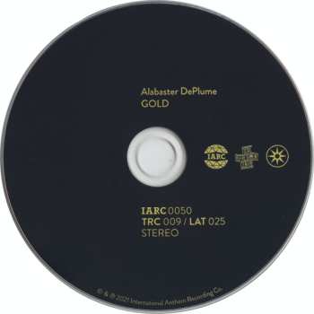 CD Alabaster DePlume: Gold – Go Forward In The Courage Of Your Love 596896