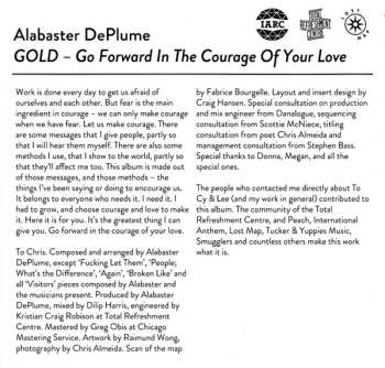 CD Alabaster DePlume: Gold – Go Forward In The Courage Of Your Love 596896