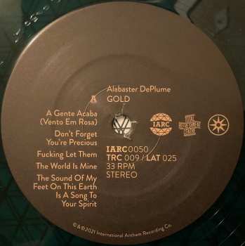 2LP Alabaster DePlume: Gold - Go Forward In The Courage Of Your Love CLR | LTD 596408