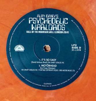 2LP The Psychedelic Warlords: Hall Of The Mountain Grill Live (London 2014) LTD | CLR 610429