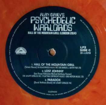 2LP The Psychedelic Warlords: Hall Of The Mountain Grill Live (London 2014) LTD | CLR 610429