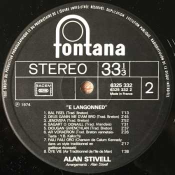 LP Alan Stivell: E Langonned = A Langonnet 567964