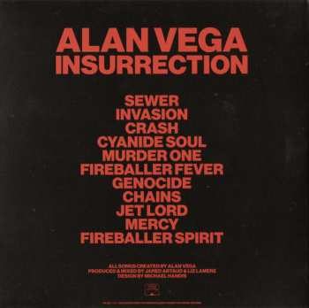 CD Alan Vega: Insurrection 603195