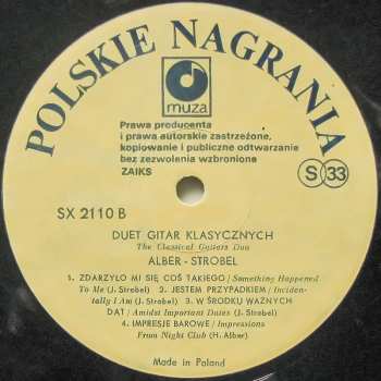 LP Henryk Alber: Duet Gitar Klasycznych 507877