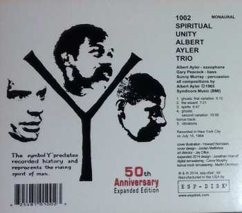 CD Albert Ayler Trio: Spiritual Unity DIGI 546012