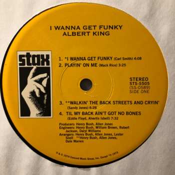 LP Albert King: I Wanna Get Funky 301277