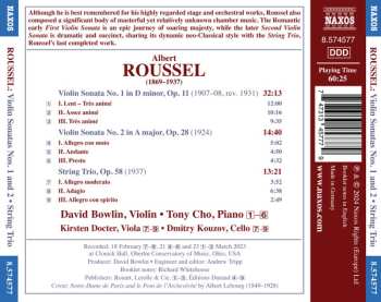 CD Albert Roussel: Violin Sonatas Nos. 1 And 2 • String Trio 627531