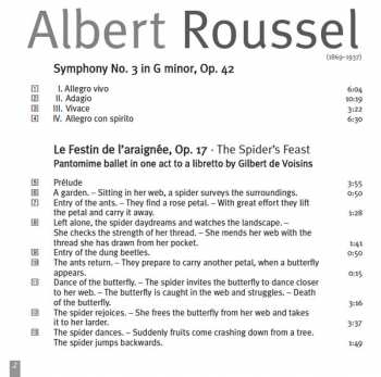 CD Orchestre De Paris: Symphony No. 3 • Le Festin de L'Araignée 322917