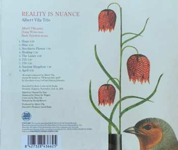 CD Albert Vila Trio: Reality Is Nuance 559981