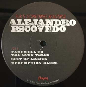 2LP Alejandro Escovedo: Burn Something Beautiful 365469