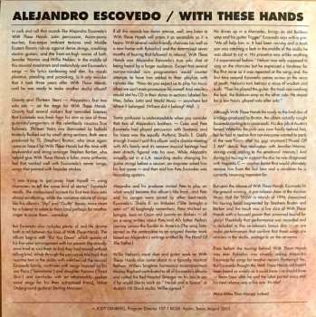 2LP Alejandro Escovedo: With These Hands LTD | NUM 40614