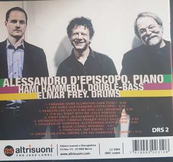 CD Alessandro D'Episcopo Trio: Solare 556196