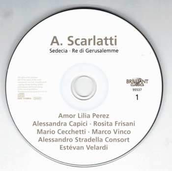 2CD Alessandro Scarlatti: Sedecia • Re Di Gerusalemme 638689