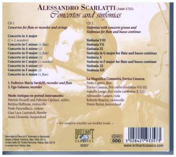 2CD Alessandro Scarlatti: Concertos and Sinfonias DIGI 618059