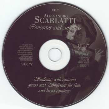 2CD Alessandro Scarlatti: Concertos and Sinfonias DIGI 618059