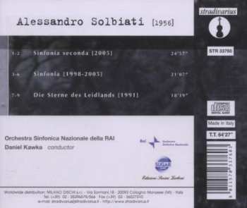 CD Alessandro Solbiati: Sinfonia Seconda - Sinfonia - Die Sterne Des Leidlands  445849