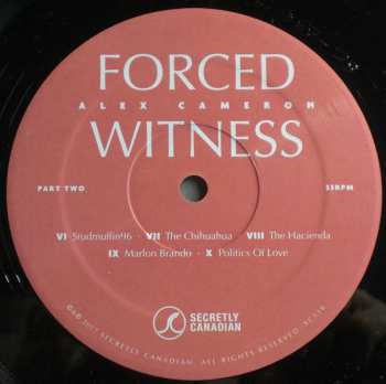 LP Alex Cameron: Forced Witness 69211