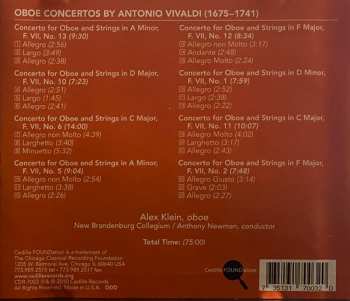 CD Antonio Vivaldi: Vivaldi Oboe Concertos 422447