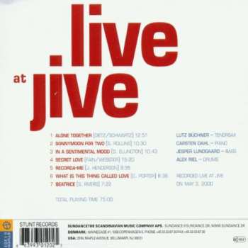 CD Alex Riel Lutz Büchner Quartet: Live At Jive 127565