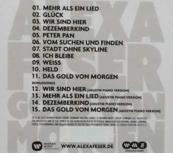 CD Alexa Feser: Gold Von Morgen DIGI 572057