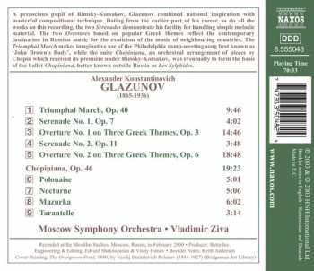 CD Alexander Glazunov: Chopiniana, Overtures On Greek Themes 330467