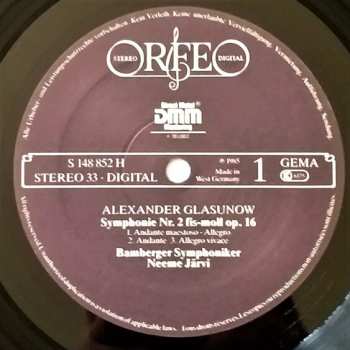 2LP Alexander Glazunov: Symphonien 2•4•7 • Konzertwalzer 600040