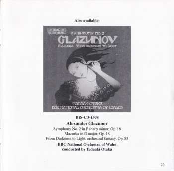 CD Alexander Glazunov: Symphony No. 3 / Ballade 545671