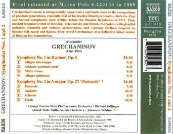 CD Alexander Gretchaninov: Symphonies Nos. 1 And 2 381588