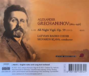 CD Alexander Gretchaninov: All-Night Vigil 563955