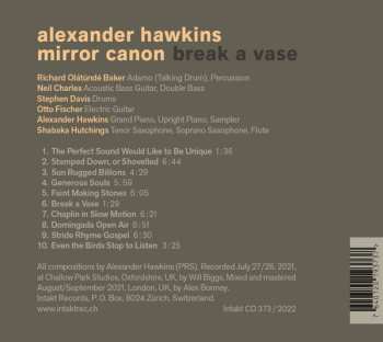 CD Alexander Hawkins Mirror Canon: Break A Vase 560817