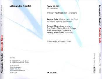 CD Alexander Knaifel: Amicta Sole 568740