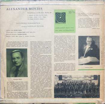 LP Alexander Moyzes: Symphonie C.4 Es Dur Op.38 543844