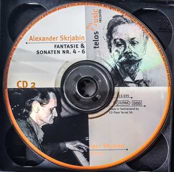 3CD Alexander Scriabine: Die 10 Sonaten & Fantasie 150860