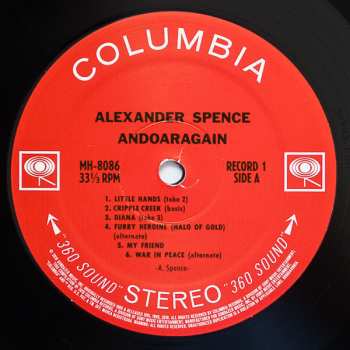 3LP Alexander Spence: AndOarAgain LTD 607533