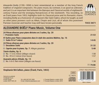 CD Alexandre Boëly: Piano Music, Volume One 581947