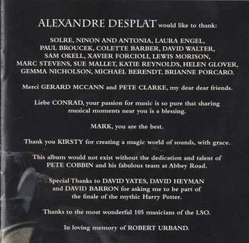 CD Alexandre Desplat: Harry Potter And The Deathly Hallows Part 2 (Original Motion Picture Soundtrack) 653778