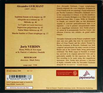 CD Alexandre Guilmant: Oeuvres D'Orgue 328068