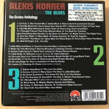 3CD Alexis Korner: Every Day I Have The Blues The Sixties Anthology 341137