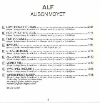 CD Alison Moyet: Alf 1516