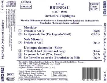 CD Alfred Bruneau: Orchestral Highlights 523448