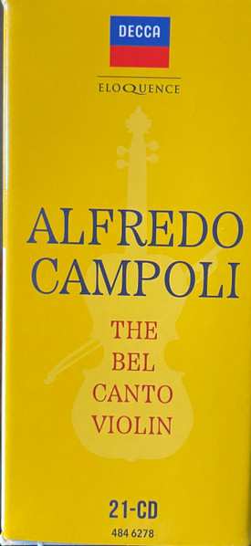 21CD/Box Set Alfredo Campoli: The Bel Canto Violin 619335