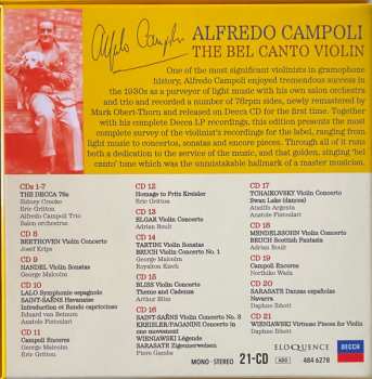 21CD/Box Set Alfredo Campoli: The Bel Canto Violin 619335