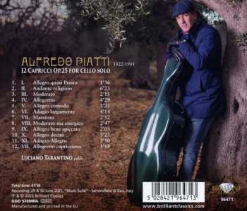 CD Carlo Alfredo Piatti: 12 Capricci For Cello Solo 573802