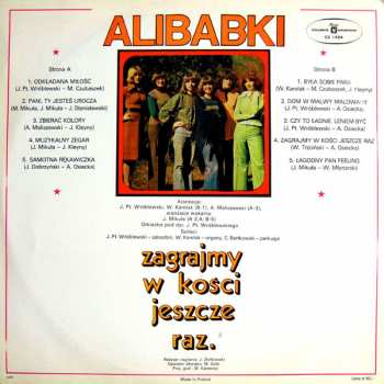 LP Alibabki: Zagrajmy W Kości Jeszcze Raz 374377