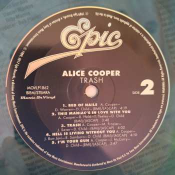 LP Alice Cooper: Trash CLR | LTD | NUM 653440