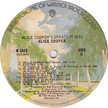 LP Alice Cooper: Alice Cooper's Greatest Hits 569277