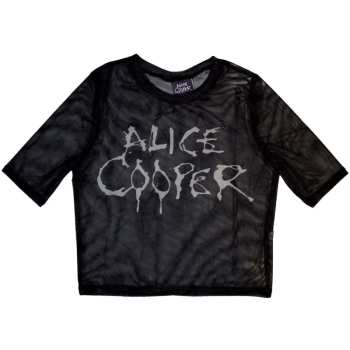 Merch Alice Cooper: Dámské Crop Top Dripping Logo Alice Cooper