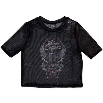 Merch Alice Cooper: Dámské Crop Top Under My Wheels