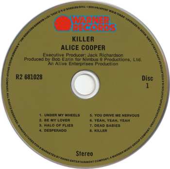 2CD Alice Cooper: Killer DLX 550954