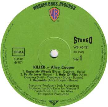 LP Alice Cooper: Killer 662631